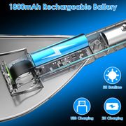 3-in-1 telescopic car snow brush, ice scraper and shovel with light, view 5 - MRSLM