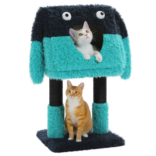 monster cat tree with condos, view 3 - MRSLM