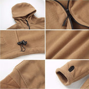 Men's thermal fleece tactical jacket, view 2 - MRSLM