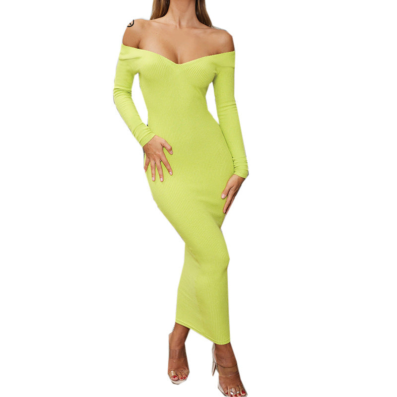 Cotton Ribbed Maxi Dress