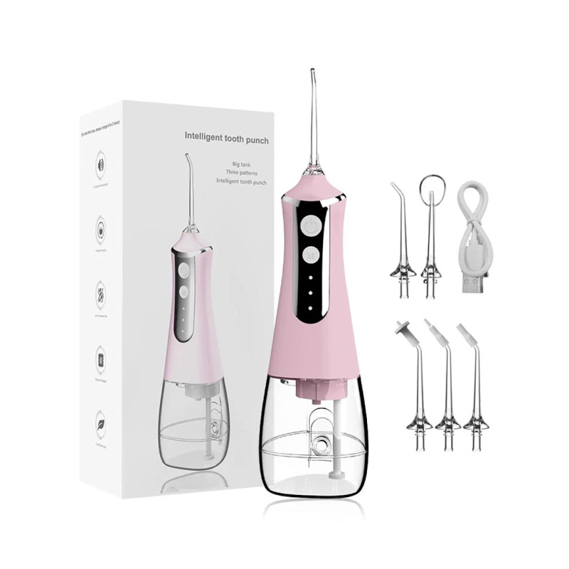 usb rechargeable water flosser, view 4 - MRSLM