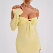 midi bodycon dress, view 4 - MRSLM