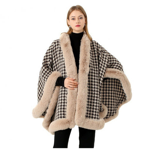 Faux cashmere cape shawl - MRSLM