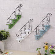 scandinavian iron hanging hook shelf, view 7 - MRSLM