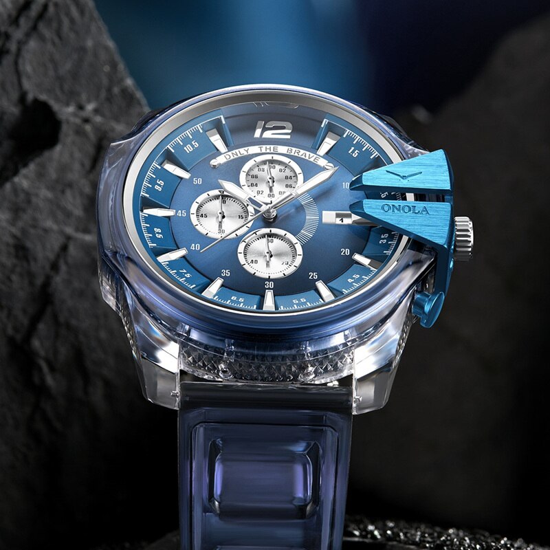 plastic quartz watch for men and women, view 6 - MRSLM