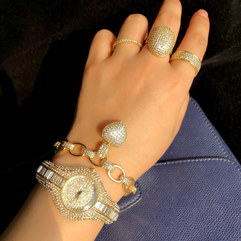 Watches with Diamonds and Colorful Stones