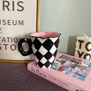 chessboard ceramic cup, view 6 - MRSLM