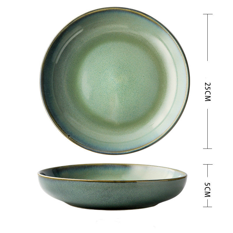 ceramic deep dinner plate, view 7 - MRSLM