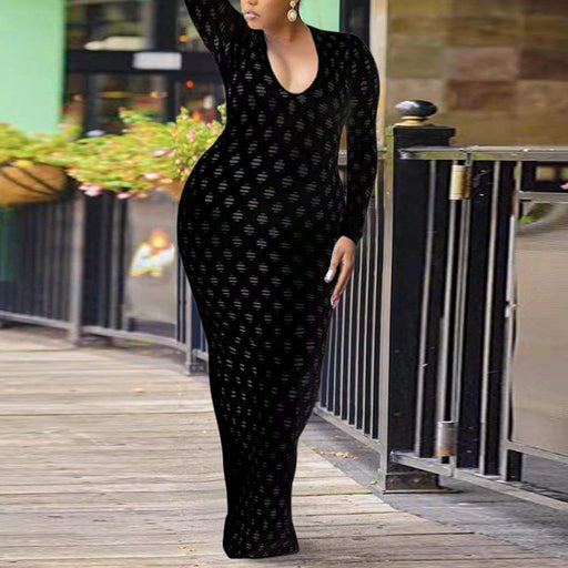 women's plus size lace spring dress - MRSLM