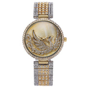 phoenix rhinestone watch, view 4 - MRSLM
