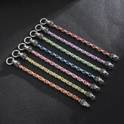 lion head king chain titanium steel bracelet, view 2 - MRSLM