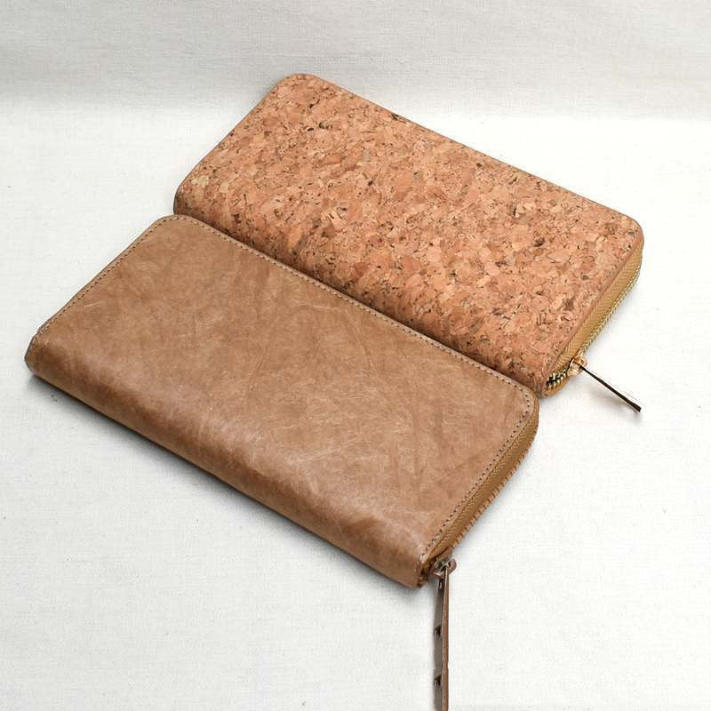 paper cork long wallet women - MRSLM