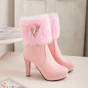 Short chunky heel booties - MRSLM