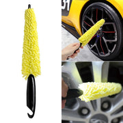 compact car wheel cleaner brush, view 2 - MRSLM