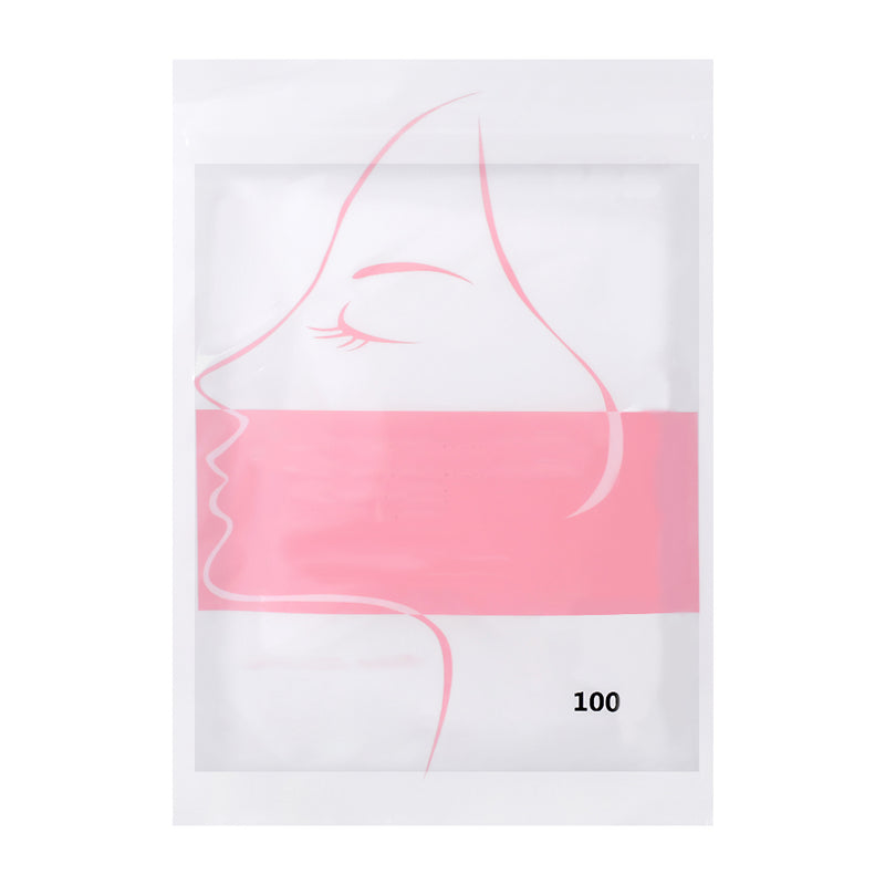disposable plastic film facial masks, view 2 - MRSLM