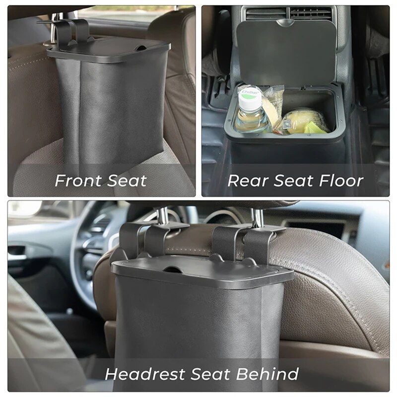 leather car trash can, view 6 - MRSLM