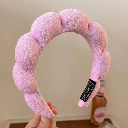 fluffy sponge headband, view 2 - MRSLM