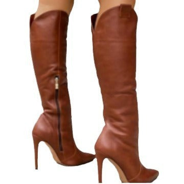 High fashion side-zipper boots, view 4 - MRSLM