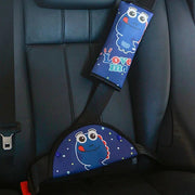 kids seat belt cushion and adjuster set, view 3 - MRSLM