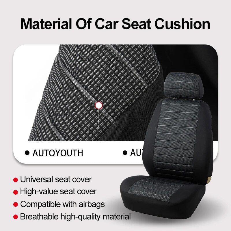 universal front car seat covers, view 7 - MRSLM