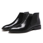 men's leather chelsea boots, view 2 - MRSLM