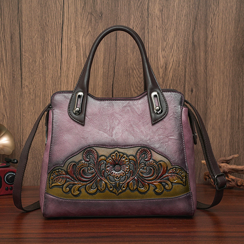 embossed retro crossbody bag for women, view 13 - MRSLM
