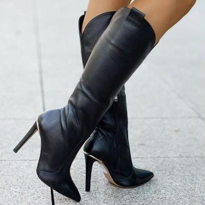 High fashion side-zipper boots - MRSLM