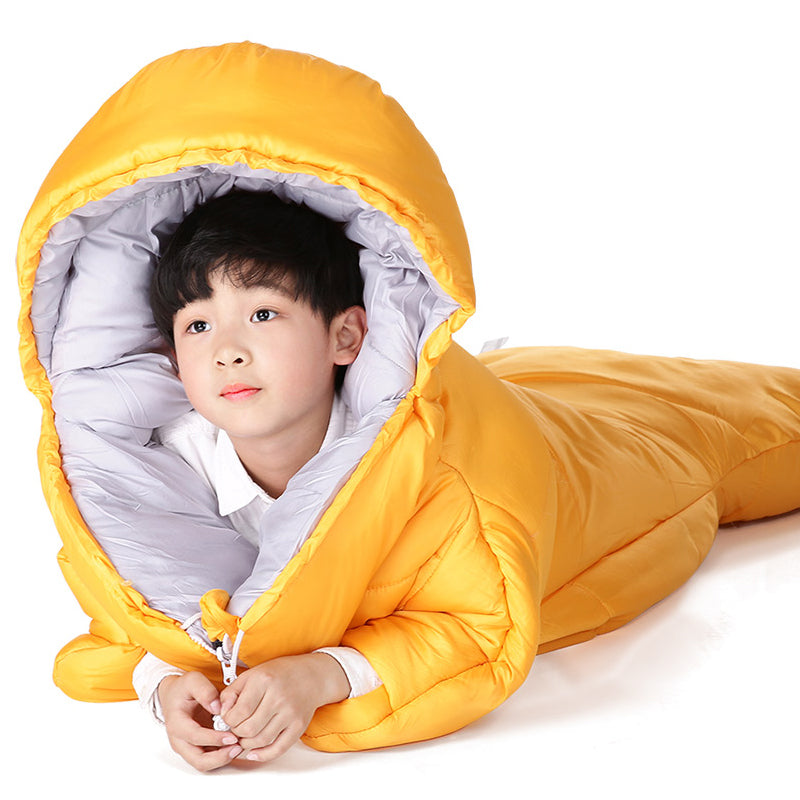kids camping sleeping bag, view 5 - MRSLM