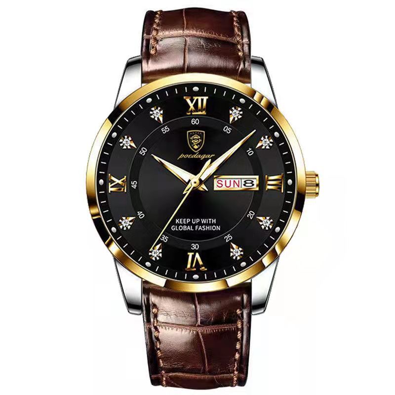 dual calendar men's watch, view 6 - MRSLM