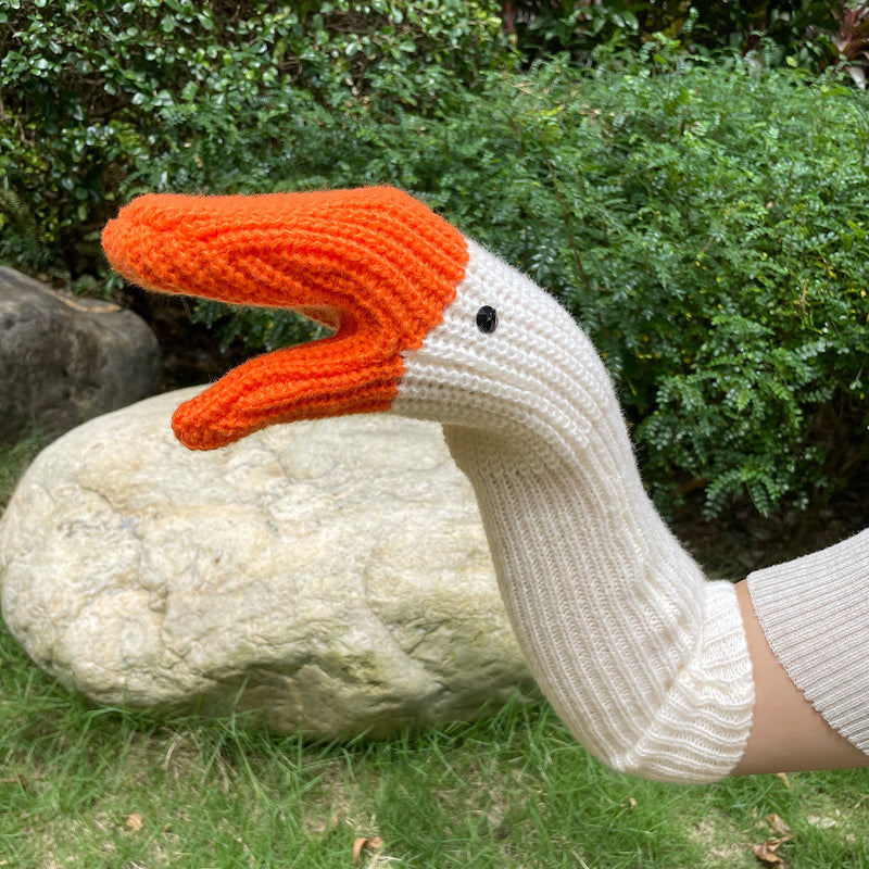 unisex knitted wool mittens, view 4 - MRSLM