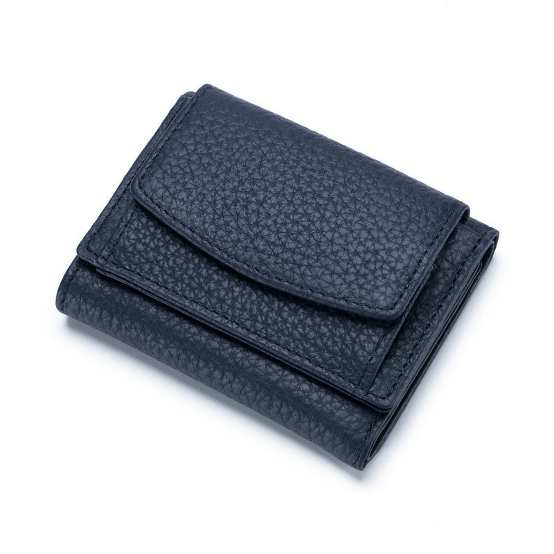 leather mini short wallet for women, view 18 - MRSLM