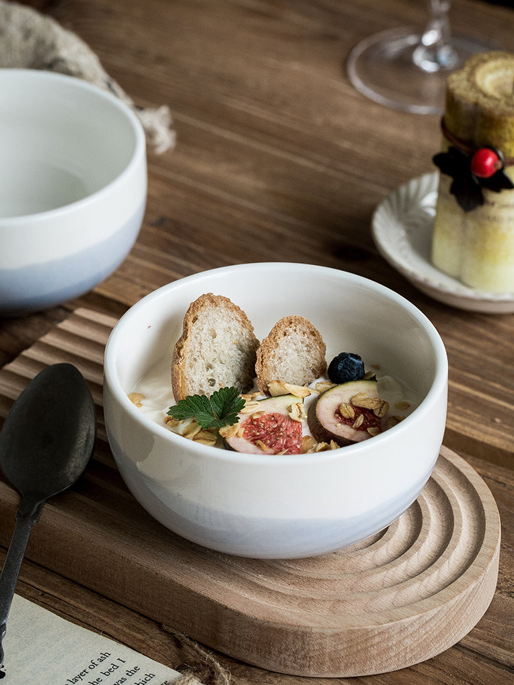 4-piece porcelain bowl set, view 3 - MRSLM