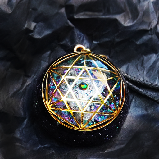 om totem crystal necklace - MRSLM
