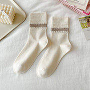women's mid-tube cotton socks, view 6 - MRSLM