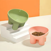 elevated high foot pet bowl, view 9 - MRSLM