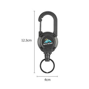 heavy duty retractable id badge reel, view 4 - MRSLM