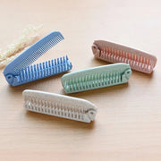 folding anti-static hair brush and comb, view 5 - MRSLM