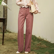 high waist wide-leg cotton jeans - MRSLM