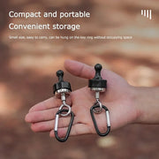 Magnetic carabiner keychain, view 2 - MRSLM