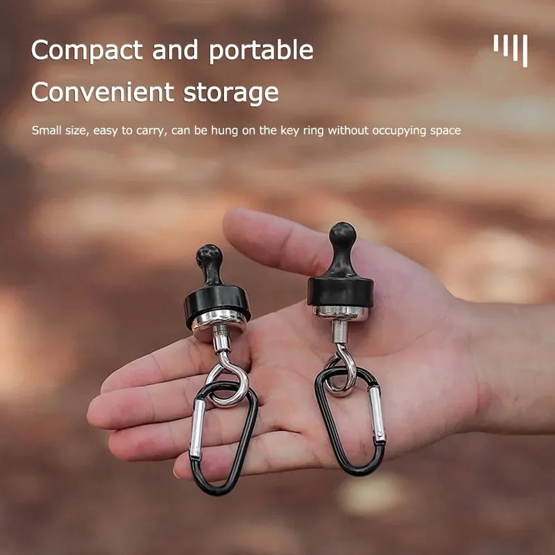 Magnetic carabiner keychain, view 2 - MRSLM