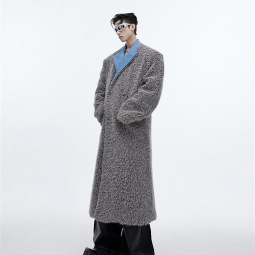 men's mid-length velvet coat - MRSLM