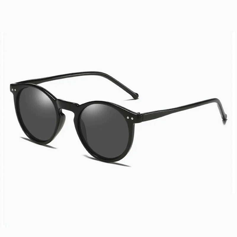 retro round polarized sunglasses, view 7 - MRSLM