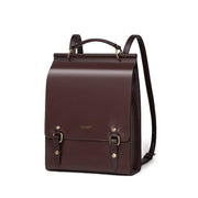 vintage leather backpack for women, view 2 - MRSLM