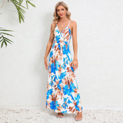 paisley long dress, view 24 - MRSLM