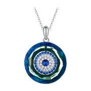 zircon vintage pendant necklace, view 4 - MRSLM