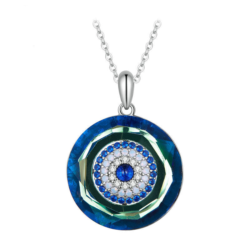 zircon vintage pendant necklace, view 4 - MRSLM