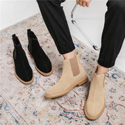 men's leather ankle Chelsea boots, view 6 - MRSLM
