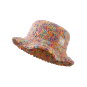rainbow knitted wool blend beanie, view 4 - MRSLM