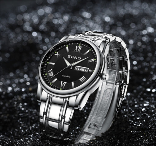 men's dual calendar quartz watch - MRSLM