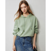 hooded drawstring pullover, view 6 - MRSLM
